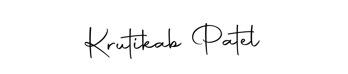 Here are the top 10 professional signature styles for the name Krutikab Patel. These are the best autograph styles you can use for your name. Krutikab Patel signature style 10 images and pictures png