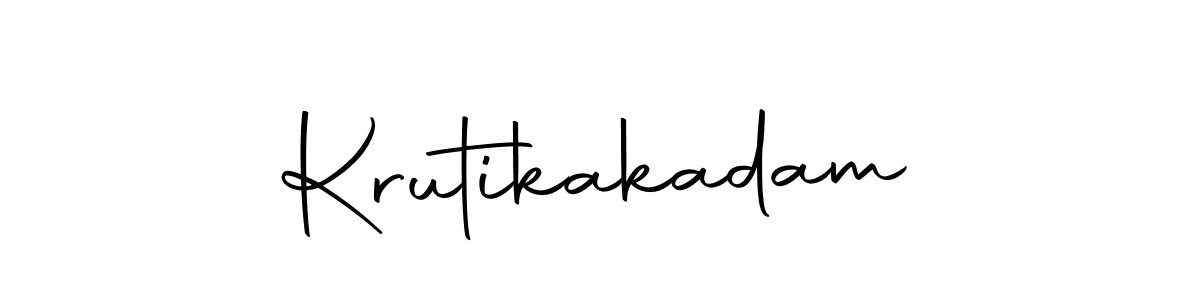 It looks lik you need a new signature style for name Krutikakadam. Design unique handwritten (Autography-DOLnW) signature with our free signature maker in just a few clicks. Krutikakadam signature style 10 images and pictures png