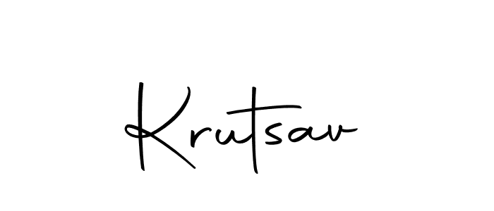 if you are searching for the best signature style for your name Krutsav. so please give up your signature search. here we have designed multiple signature styles  using Autography-DOLnW. Krutsav signature style 10 images and pictures png