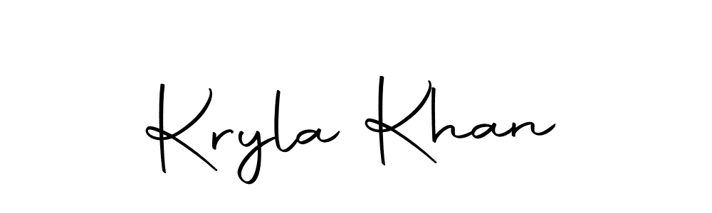 You can use this online signature creator to create a handwritten signature for the name Kryla Khan. This is the best online autograph maker. Kryla Khan signature style 10 images and pictures png