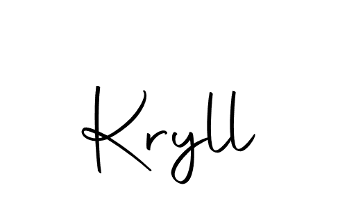 You should practise on your own different ways (Autography-DOLnW) to write your name (Kryll) in signature. don't let someone else do it for you. Kryll signature style 10 images and pictures png