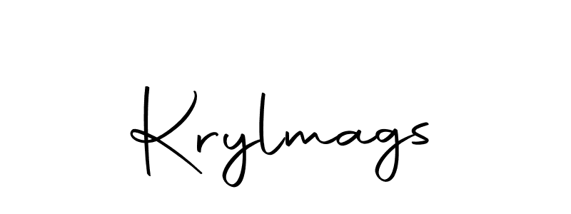 Similarly Autography-DOLnW is the best handwritten signature design. Signature creator online .You can use it as an online autograph creator for name Krylmags. Krylmags signature style 10 images and pictures png