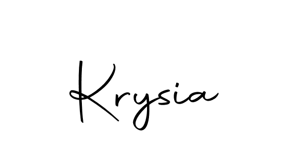 Make a beautiful signature design for name Krysia. Use this online signature maker to create a handwritten signature for free. Krysia signature style 10 images and pictures png