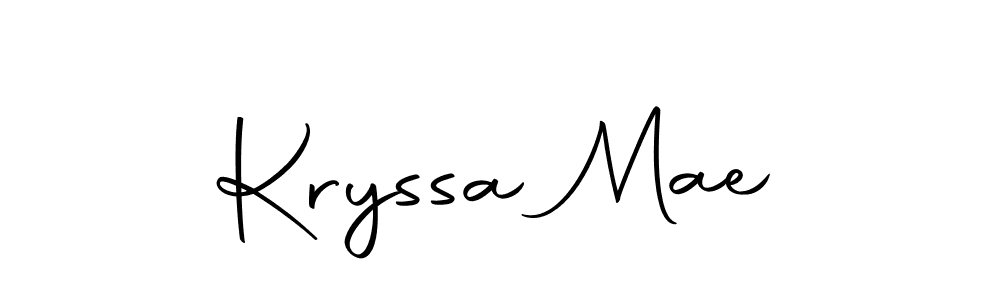 Also we have Kryssa Mae name is the best signature style. Create professional handwritten signature collection using Autography-DOLnW autograph style. Kryssa Mae signature style 10 images and pictures png
