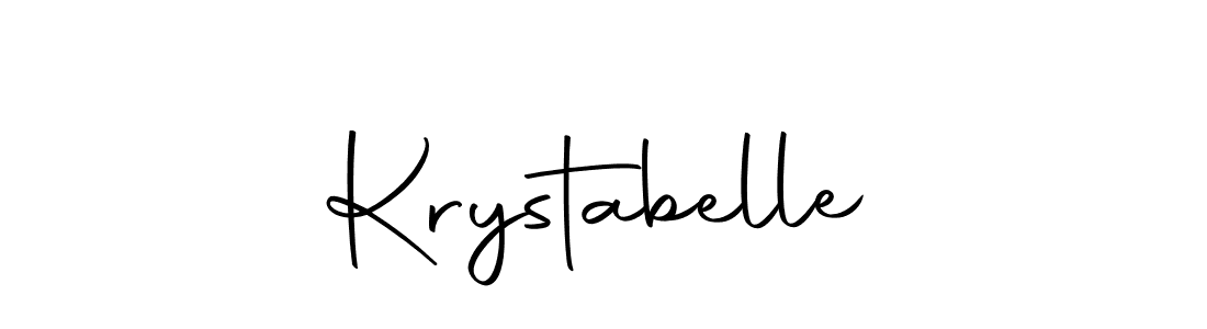 if you are searching for the best signature style for your name Krystabelle. so please give up your signature search. here we have designed multiple signature styles  using Autography-DOLnW. Krystabelle signature style 10 images and pictures png