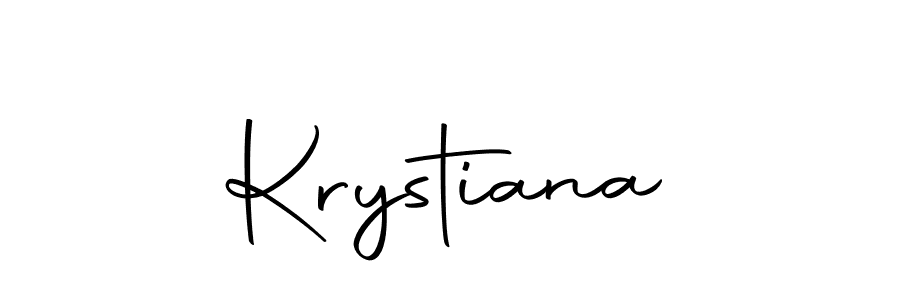 How to make Krystiana signature? Autography-DOLnW is a professional autograph style. Create handwritten signature for Krystiana name. Krystiana signature style 10 images and pictures png