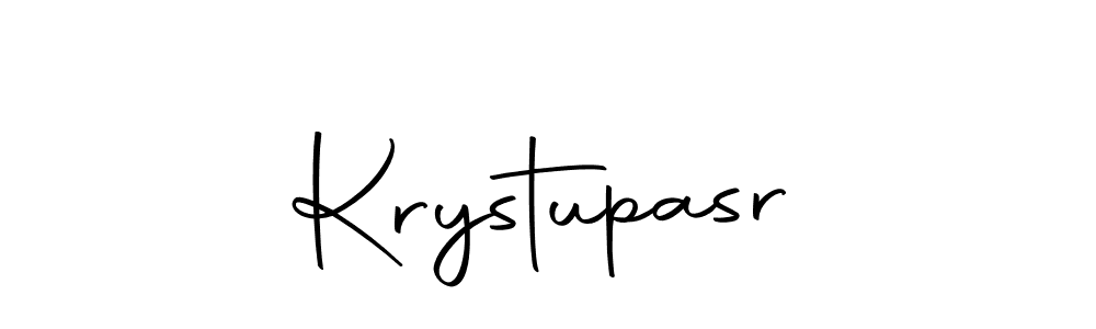 Also we have Krystupasr name is the best signature style. Create professional handwritten signature collection using Autography-DOLnW autograph style. Krystupasr signature style 10 images and pictures png