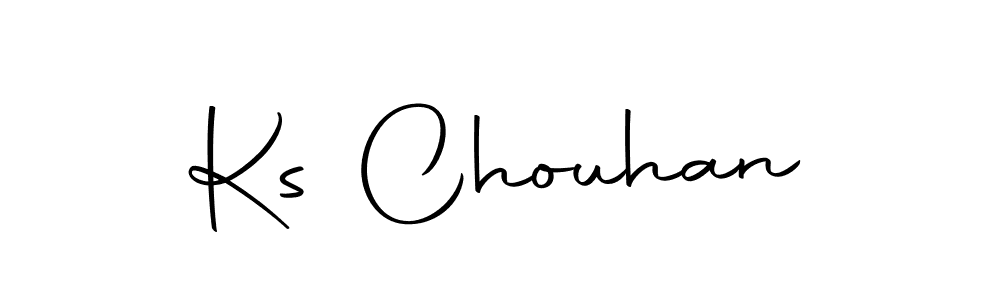 Use a signature maker to create a handwritten signature online. With this signature software, you can design (Autography-DOLnW) your own signature for name Ks Chouhan. Ks Chouhan signature style 10 images and pictures png