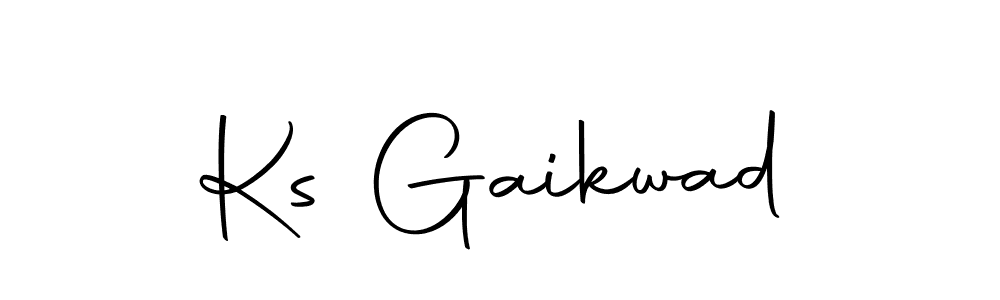 Make a short Ks Gaikwad signature style. Manage your documents anywhere anytime using Autography-DOLnW. Create and add eSignatures, submit forms, share and send files easily. Ks Gaikwad signature style 10 images and pictures png