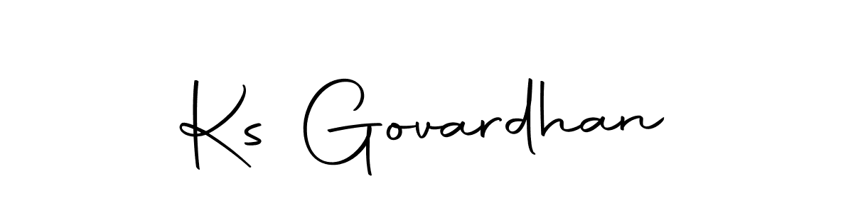 Make a short Ks Govardhan signature style. Manage your documents anywhere anytime using Autography-DOLnW. Create and add eSignatures, submit forms, share and send files easily. Ks Govardhan signature style 10 images and pictures png