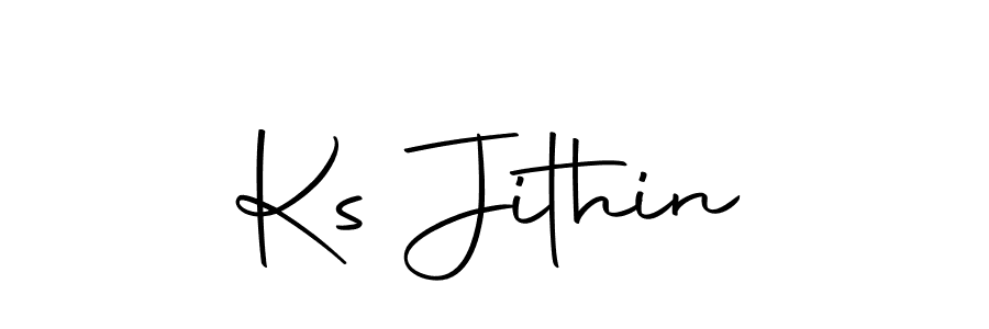 Use a signature maker to create a handwritten signature online. With this signature software, you can design (Autography-DOLnW) your own signature for name Ks Jithin. Ks Jithin signature style 10 images and pictures png