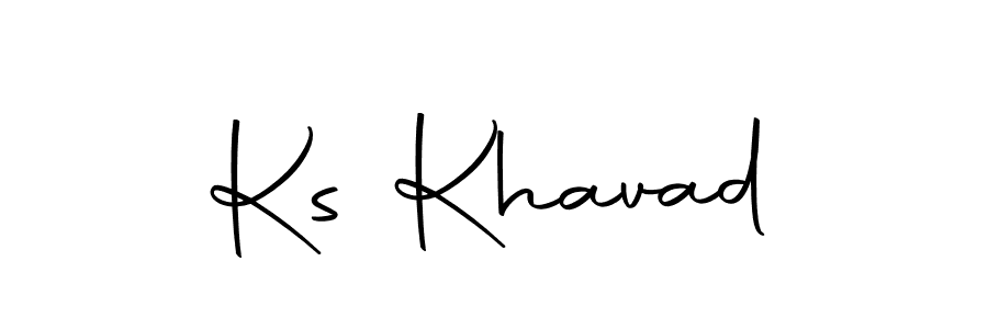 Design your own signature with our free online signature maker. With this signature software, you can create a handwritten (Autography-DOLnW) signature for name Ks Khavad. Ks Khavad signature style 10 images and pictures png