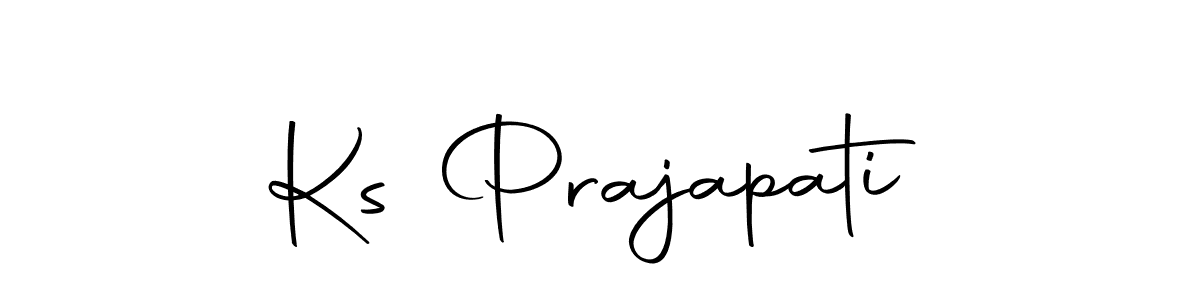 Ks Prajapati stylish signature style. Best Handwritten Sign (Autography-DOLnW) for my name. Handwritten Signature Collection Ideas for my name Ks Prajapati. Ks Prajapati signature style 10 images and pictures png