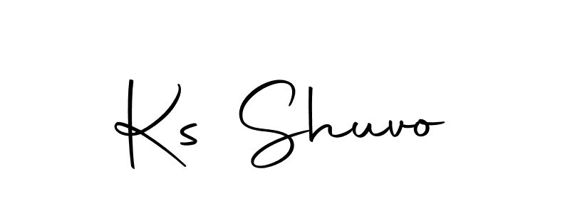 Here are the top 10 professional signature styles for the name Ks Shuvo. These are the best autograph styles you can use for your name. Ks Shuvo signature style 10 images and pictures png