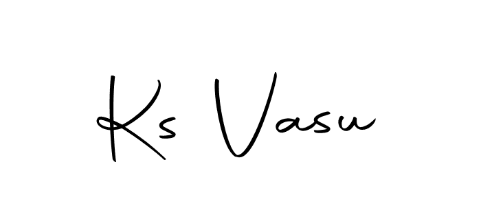 How to make Ks Vasu name signature. Use Autography-DOLnW style for creating short signs online. This is the latest handwritten sign. Ks Vasu signature style 10 images and pictures png