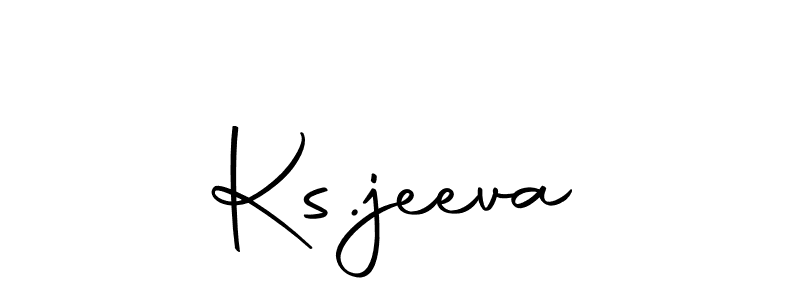 How to make Ks.jeeva signature? Autography-DOLnW is a professional autograph style. Create handwritten signature for Ks.jeeva name. Ks.jeeva signature style 10 images and pictures png