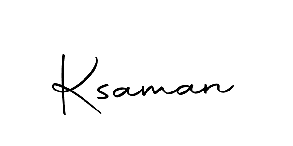 How to make Ksaman name signature. Use Autography-DOLnW style for creating short signs online. This is the latest handwritten sign. Ksaman signature style 10 images and pictures png