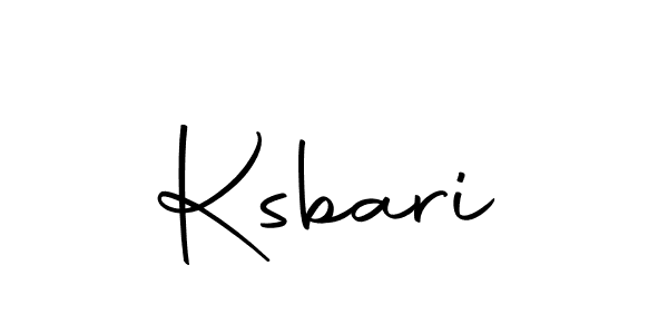 if you are searching for the best signature style for your name Ksbari. so please give up your signature search. here we have designed multiple signature styles  using Autography-DOLnW. Ksbari signature style 10 images and pictures png