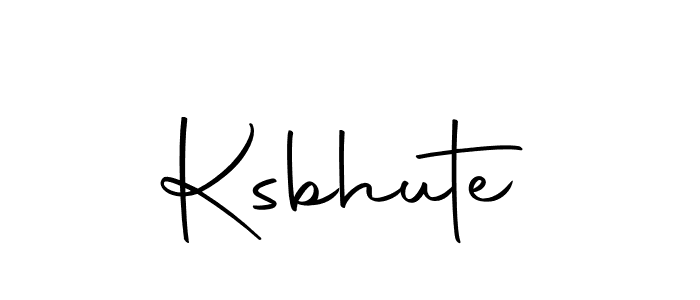 How to make Ksbhute signature? Autography-DOLnW is a professional autograph style. Create handwritten signature for Ksbhute name. Ksbhute signature style 10 images and pictures png