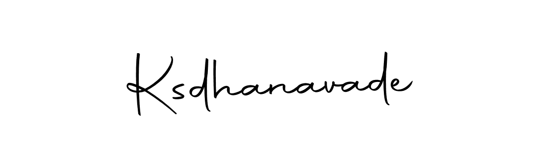 Make a beautiful signature design for name Ksdhanavade. With this signature (Autography-DOLnW) style, you can create a handwritten signature for free. Ksdhanavade signature style 10 images and pictures png