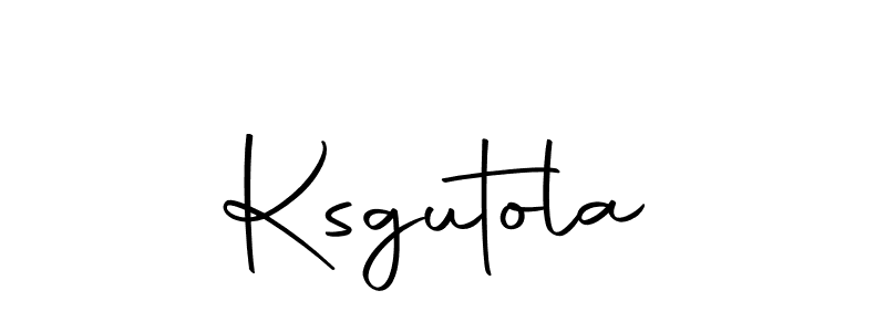 Design your own signature with our free online signature maker. With this signature software, you can create a handwritten (Autography-DOLnW) signature for name Ksgutola. Ksgutola signature style 10 images and pictures png