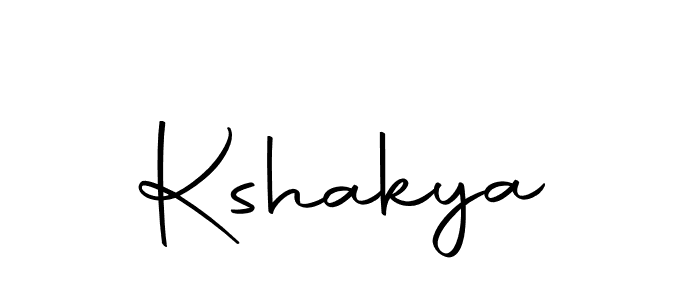 Design your own signature with our free online signature maker. With this signature software, you can create a handwritten (Autography-DOLnW) signature for name Kshakya. Kshakya signature style 10 images and pictures png