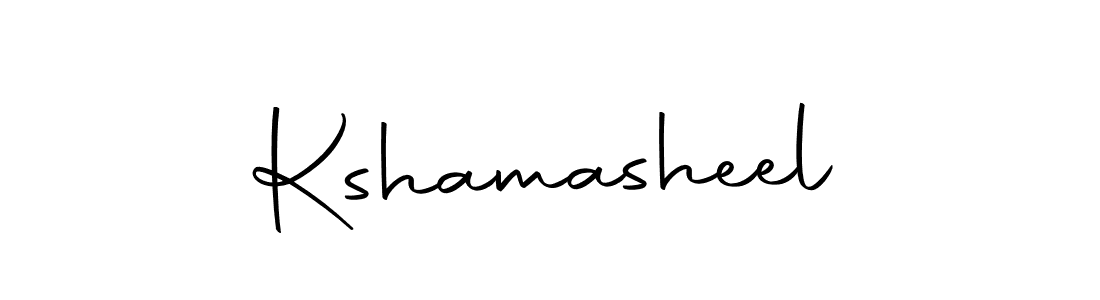 Make a short Kshamasheel signature style. Manage your documents anywhere anytime using Autography-DOLnW. Create and add eSignatures, submit forms, share and send files easily. Kshamasheel signature style 10 images and pictures png