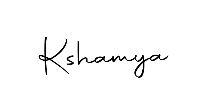 How to make Kshamya signature? Autography-DOLnW is a professional autograph style. Create handwritten signature for Kshamya name. Kshamya signature style 10 images and pictures png