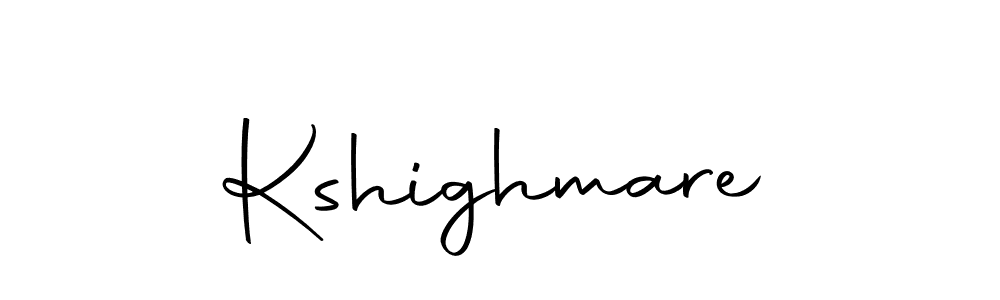 You should practise on your own different ways (Autography-DOLnW) to write your name (Kshighmare) in signature. don't let someone else do it for you. Kshighmare signature style 10 images and pictures png