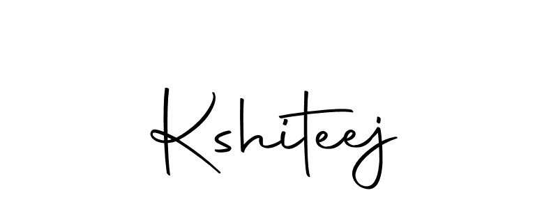 Design your own signature with our free online signature maker. With this signature software, you can create a handwritten (Autography-DOLnW) signature for name Kshiteej. Kshiteej signature style 10 images and pictures png