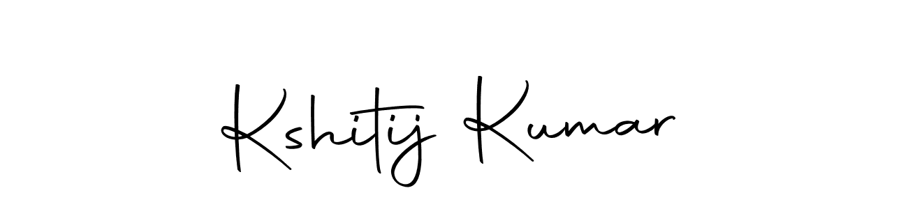 Create a beautiful signature design for name Kshitij Kumar. With this signature (Autography-DOLnW) fonts, you can make a handwritten signature for free. Kshitij Kumar signature style 10 images and pictures png