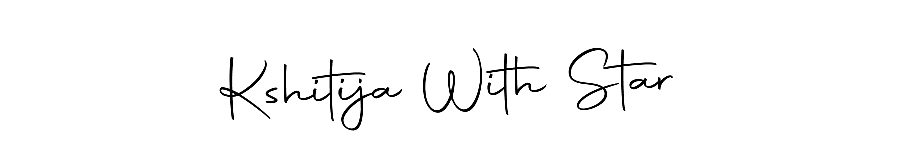 Make a beautiful signature design for name Kshitija With Star. Use this online signature maker to create a handwritten signature for free. Kshitija With Star signature style 10 images and pictures png