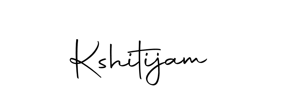 Use a signature maker to create a handwritten signature online. With this signature software, you can design (Autography-DOLnW) your own signature for name Kshitijam. Kshitijam signature style 10 images and pictures png