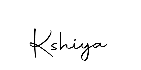 Design your own signature with our free online signature maker. With this signature software, you can create a handwritten (Autography-DOLnW) signature for name Kshiya. Kshiya signature style 10 images and pictures png