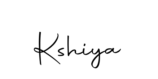 Design your own signature with our free online signature maker. With this signature software, you can create a handwritten (Autography-DOLnW) signature for name Kshiya. Kshiya signature style 10 images and pictures png