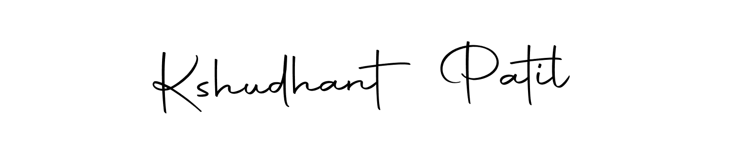 Design your own signature with our free online signature maker. With this signature software, you can create a handwritten (Autography-DOLnW) signature for name Kshudhant Patil. Kshudhant Patil signature style 10 images and pictures png