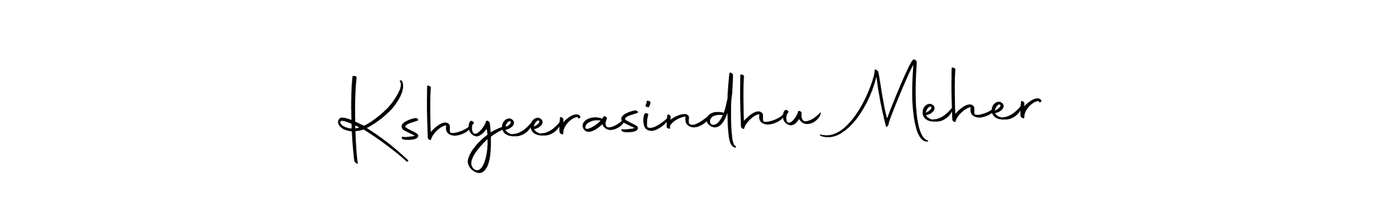 Create a beautiful signature design for name Kshyeerasindhu Meher. With this signature (Autography-DOLnW) fonts, you can make a handwritten signature for free. Kshyeerasindhu Meher signature style 10 images and pictures png