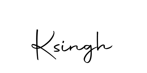 Also we have Ksingh name is the best signature style. Create professional handwritten signature collection using Autography-DOLnW autograph style. Ksingh signature style 10 images and pictures png