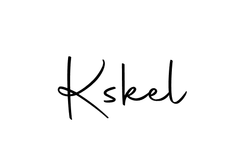 Make a beautiful signature design for name Kskel. With this signature (Autography-DOLnW) style, you can create a handwritten signature for free. Kskel signature style 10 images and pictures png