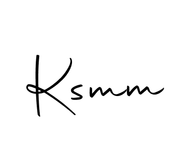You should practise on your own different ways (Autography-DOLnW) to write your name (Ksmm) in signature. don't let someone else do it for you. Ksmm signature style 10 images and pictures png