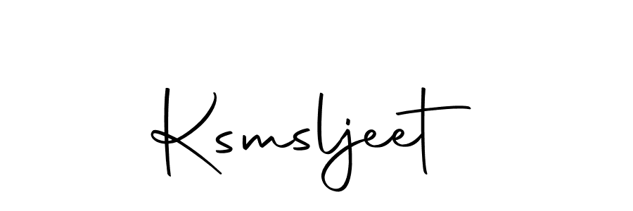 Ksmsljeet stylish signature style. Best Handwritten Sign (Autography-DOLnW) for my name. Handwritten Signature Collection Ideas for my name Ksmsljeet. Ksmsljeet signature style 10 images and pictures png