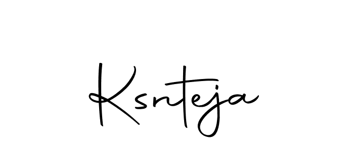 How to make Ksnteja signature? Autography-DOLnW is a professional autograph style. Create handwritten signature for Ksnteja name. Ksnteja signature style 10 images and pictures png