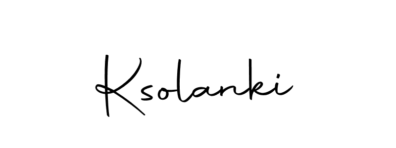 Use a signature maker to create a handwritten signature online. With this signature software, you can design (Autography-DOLnW) your own signature for name Ksolanki. Ksolanki signature style 10 images and pictures png