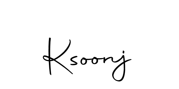 if you are searching for the best signature style for your name Ksoonj. so please give up your signature search. here we have designed multiple signature styles  using Autography-DOLnW. Ksoonj signature style 10 images and pictures png