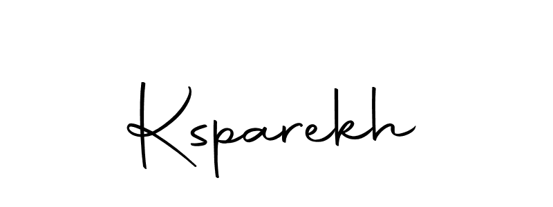 Create a beautiful signature design for name Ksparekh. With this signature (Autography-DOLnW) fonts, you can make a handwritten signature for free. Ksparekh signature style 10 images and pictures png