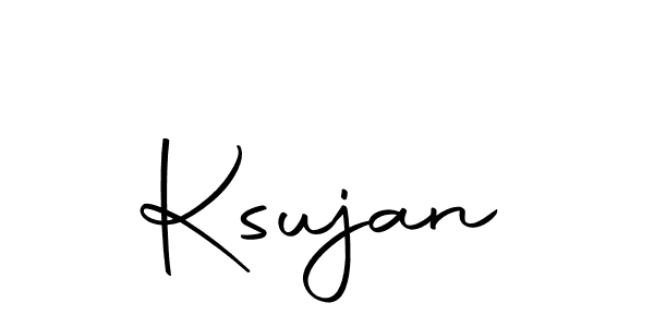 Make a beautiful signature design for name Ksujan. With this signature (Autography-DOLnW) style, you can create a handwritten signature for free. Ksujan signature style 10 images and pictures png