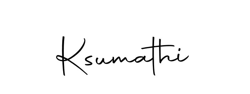 Make a short Ksumathi signature style. Manage your documents anywhere anytime using Autography-DOLnW. Create and add eSignatures, submit forms, share and send files easily. Ksumathi signature style 10 images and pictures png