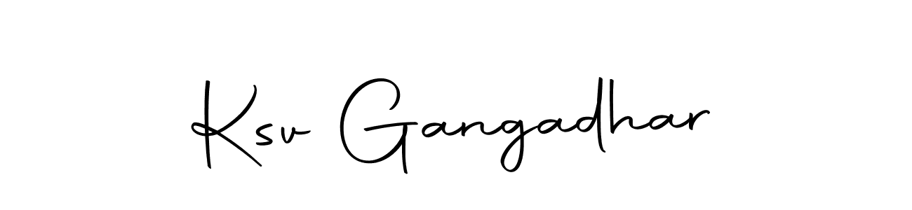 How to make Ksv Gangadhar signature? Autography-DOLnW is a professional autograph style. Create handwritten signature for Ksv Gangadhar name. Ksv Gangadhar signature style 10 images and pictures png