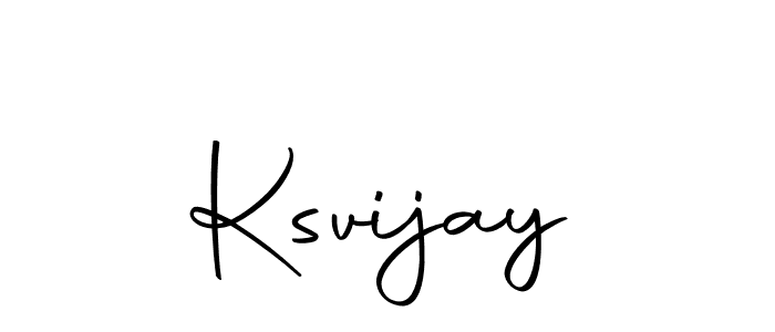 Make a beautiful signature design for name Ksvijay. Use this online signature maker to create a handwritten signature for free. Ksvijay signature style 10 images and pictures png