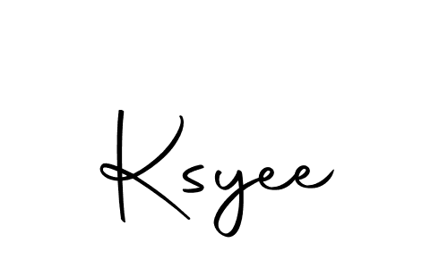 Make a beautiful signature design for name Ksyee. With this signature (Autography-DOLnW) style, you can create a handwritten signature for free. Ksyee signature style 10 images and pictures png